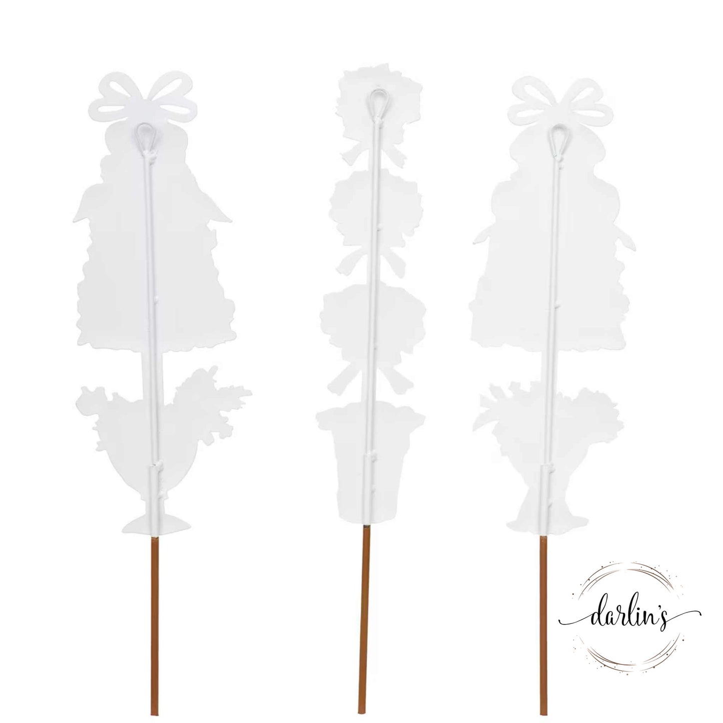 Becks Traditional Pincone Trees Set of 3
