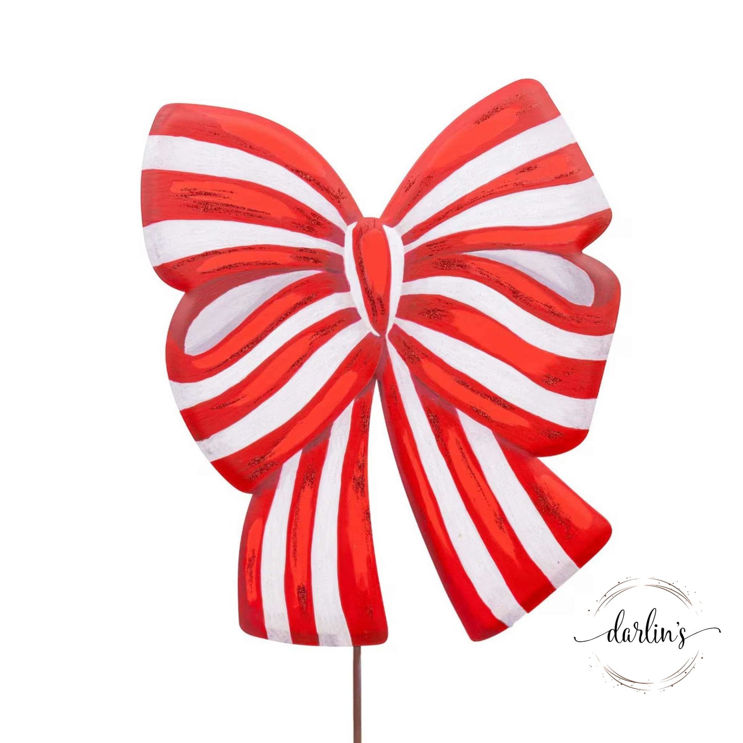 Red And White Bow