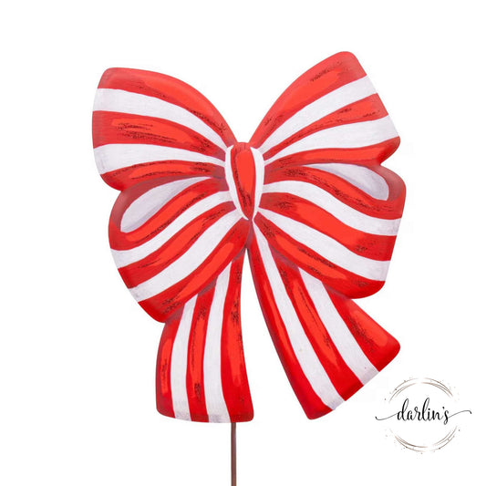 Red And White Bow