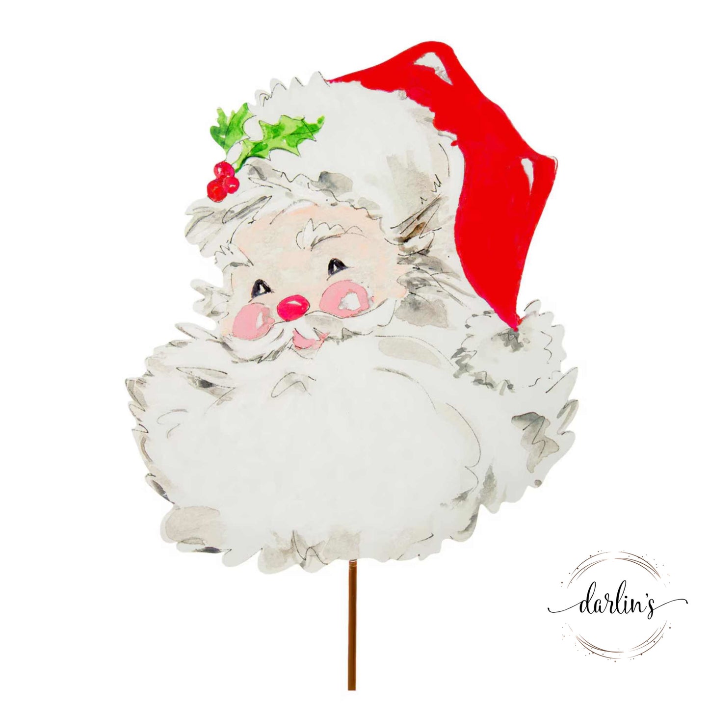 Becks Red Santa Stake