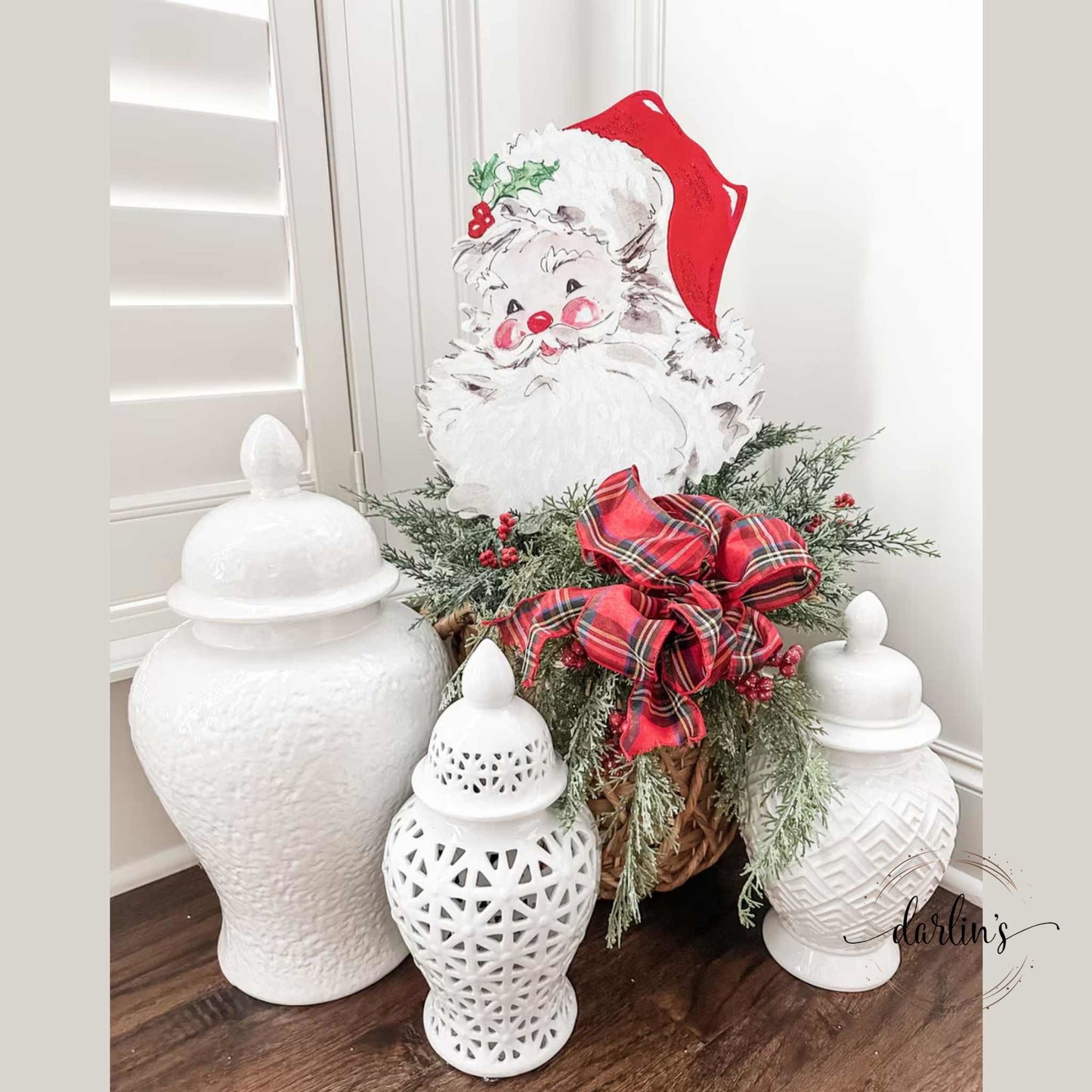 Becks Red Santa Stake