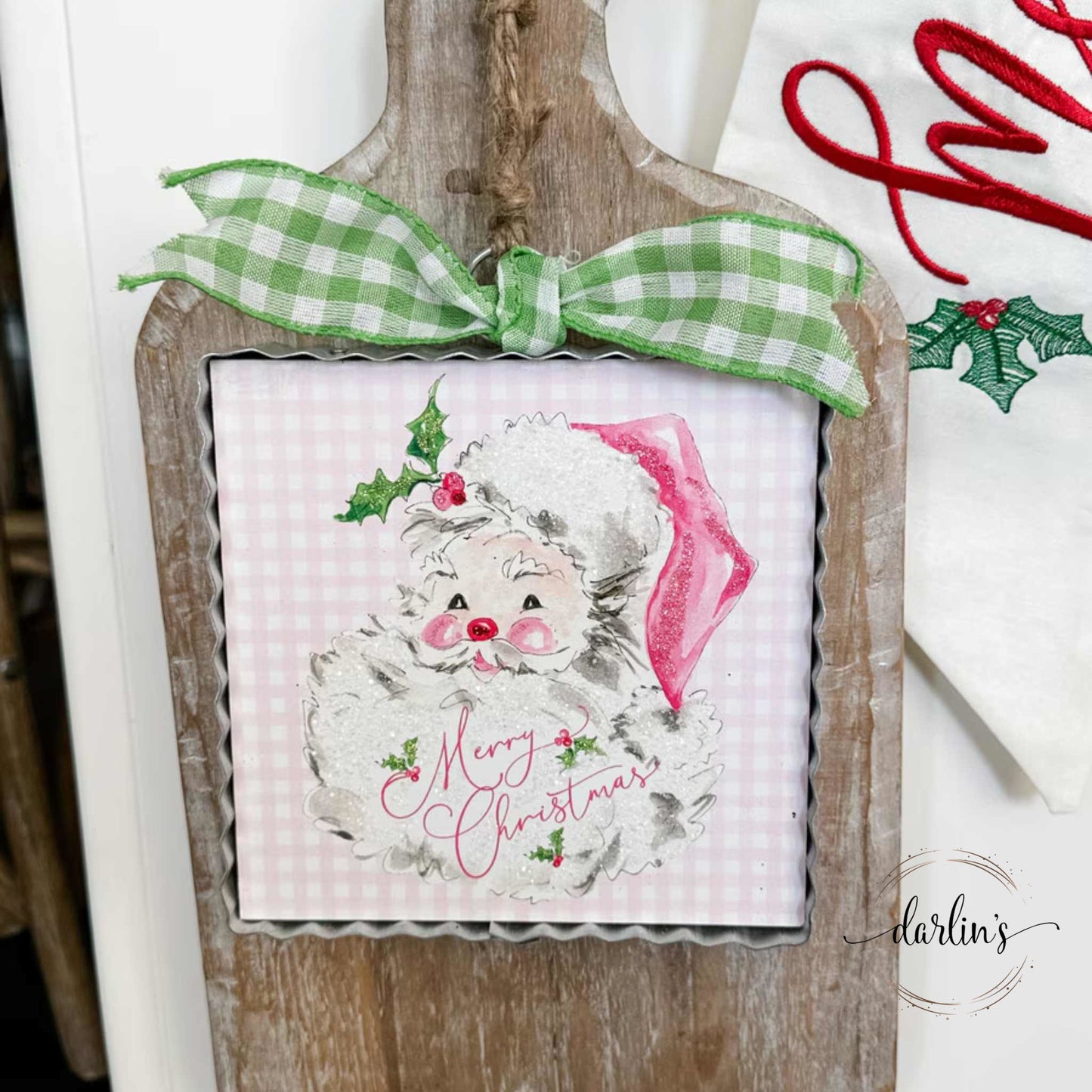 Mini Becks Pink Santa