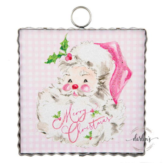 Mini Becks Pink Santa