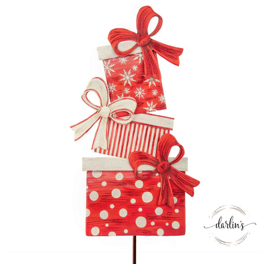 Classic Red And White Gift Topiary