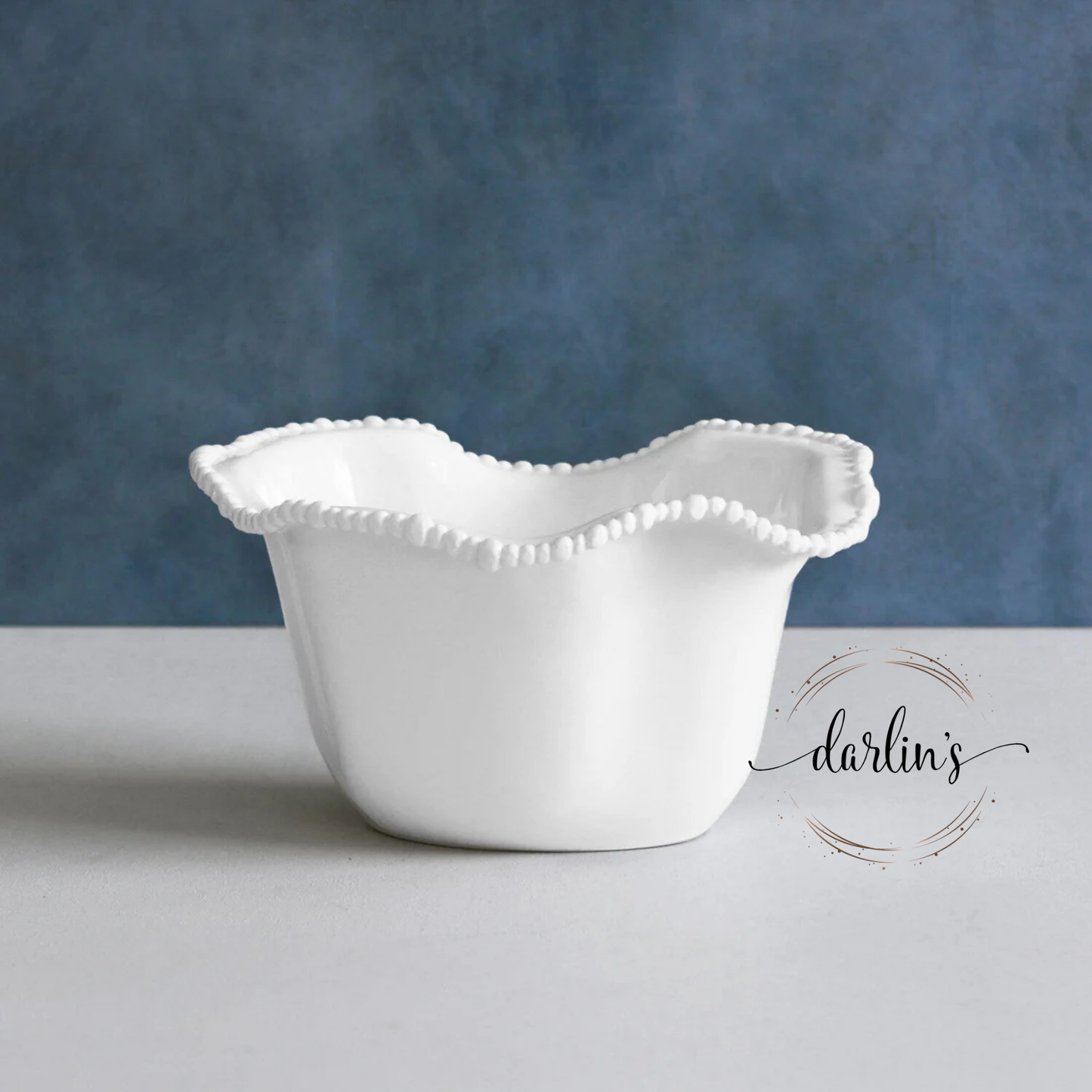 Ice Bucket White - Alegria - Monogram Initial