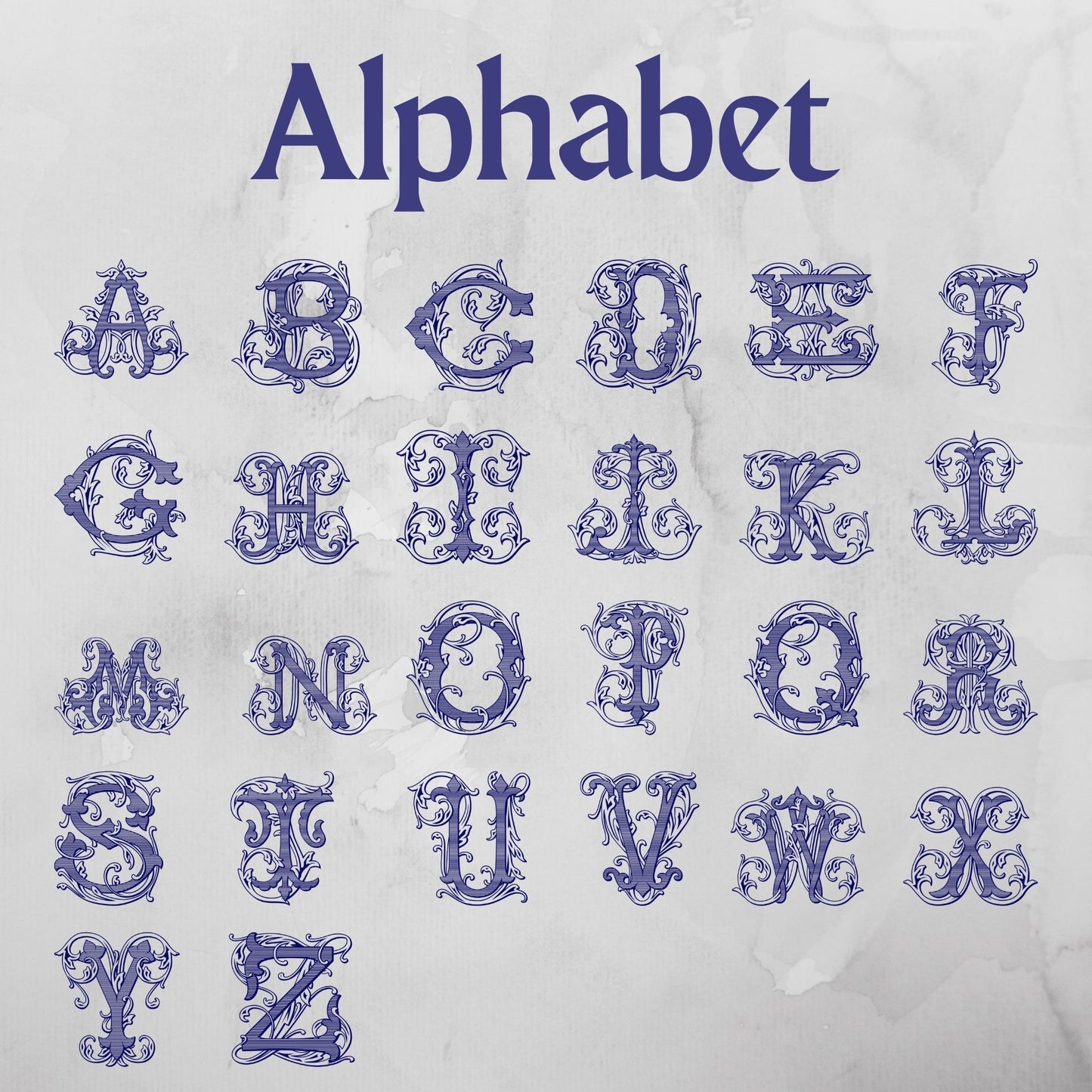 Ice Bucket White - Alegria - Monogram Initial