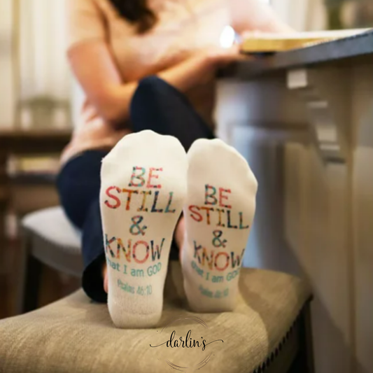Be Still & Know - Socks