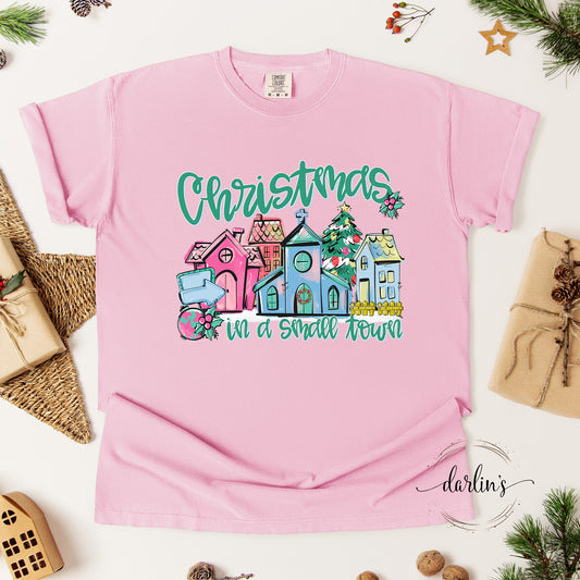 Christmas In A Small Town Shirt