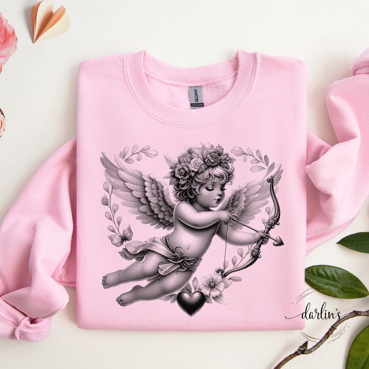 Cupid Halftone Heavier Black Dots Shirt