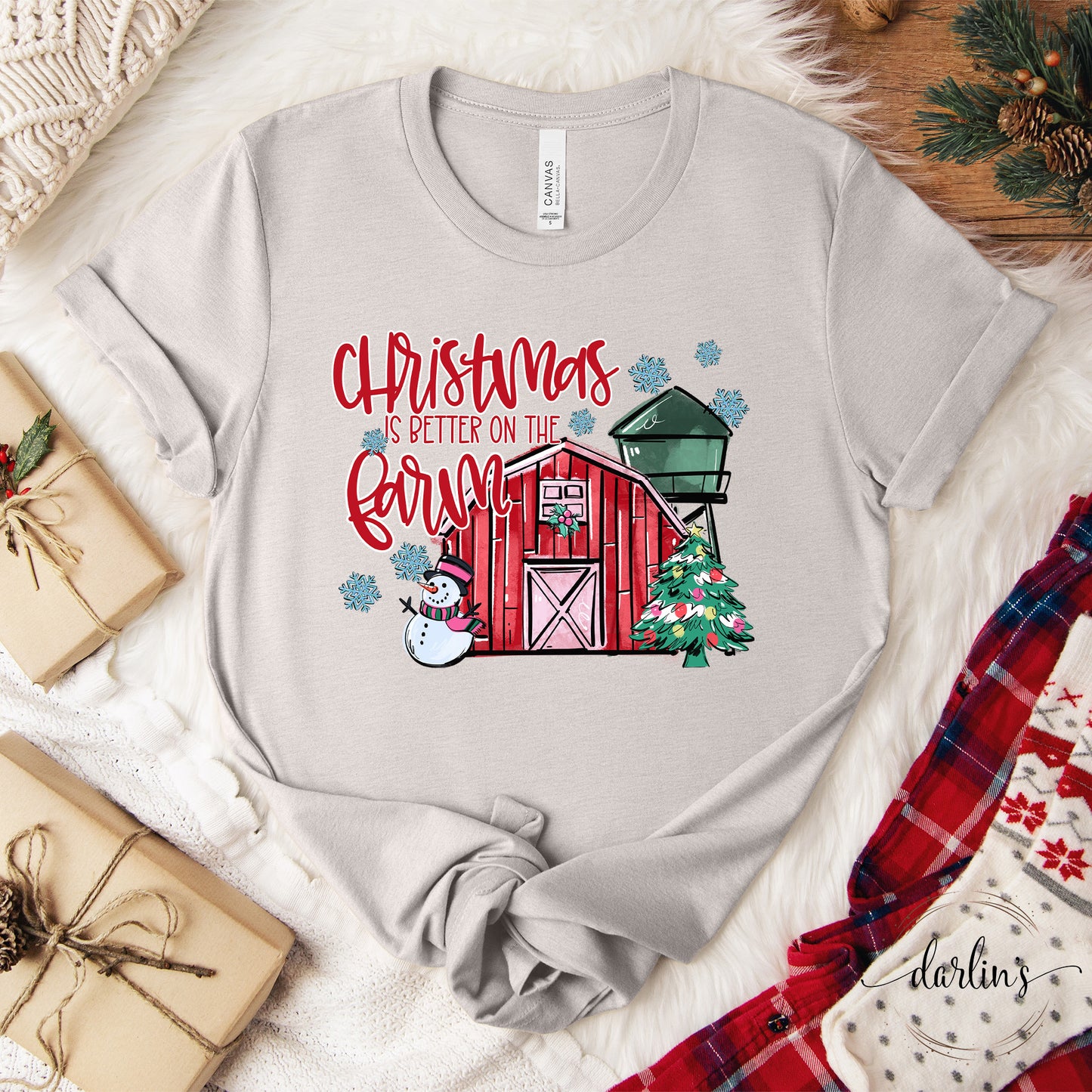 Christmas Is Better On The Farm Shirt