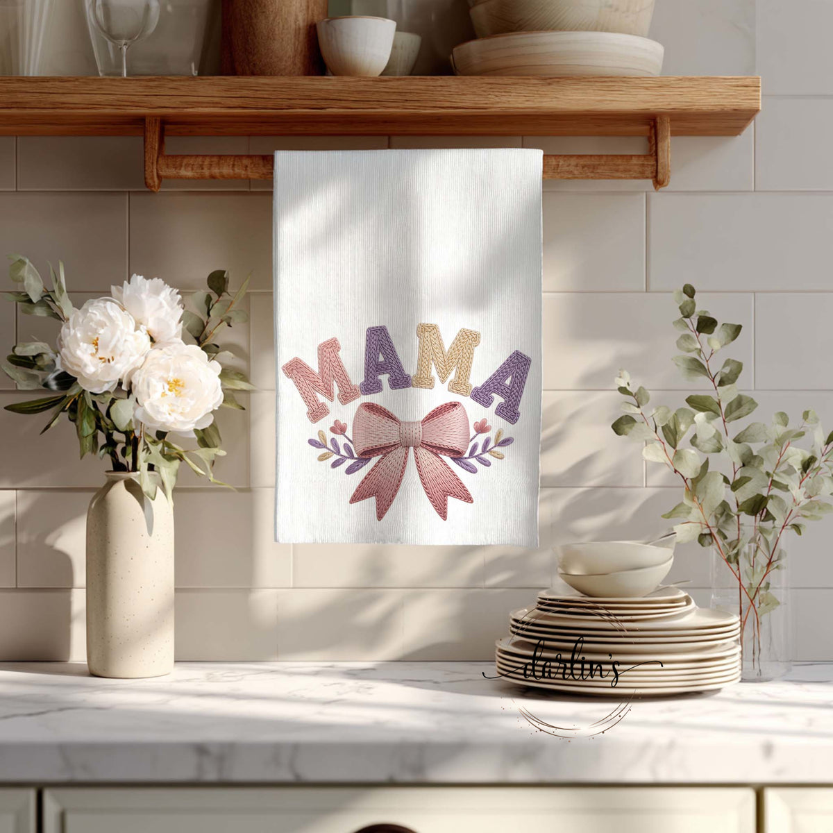 Coquette Mama Kitchen Towel