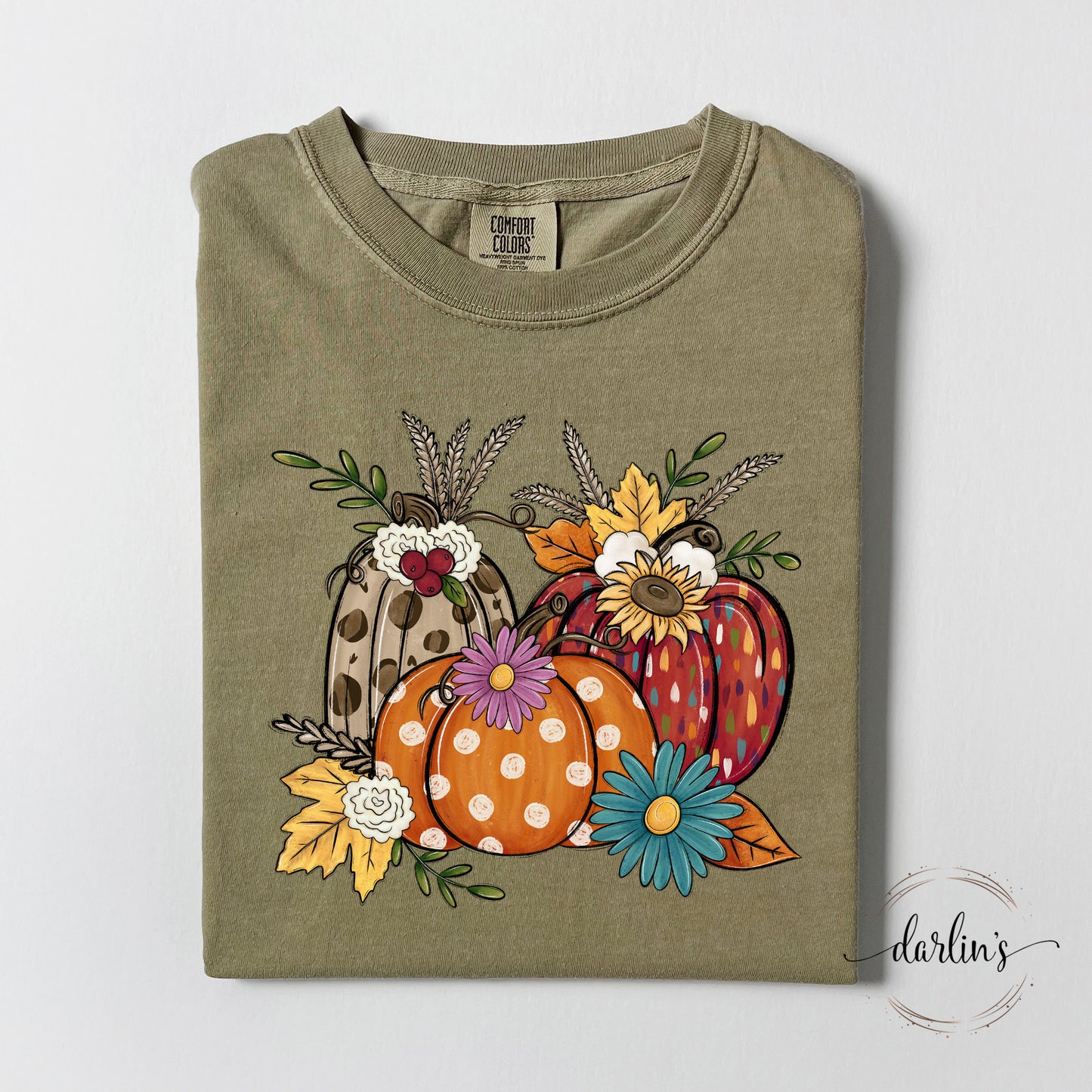 Fall Pumpkin Vignette Shirt