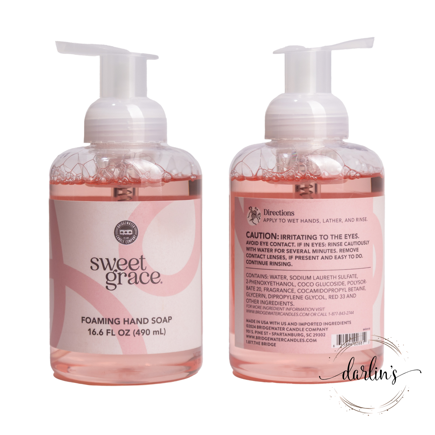 Foaming Hand Soap - Sweet Grace - 16.6oz