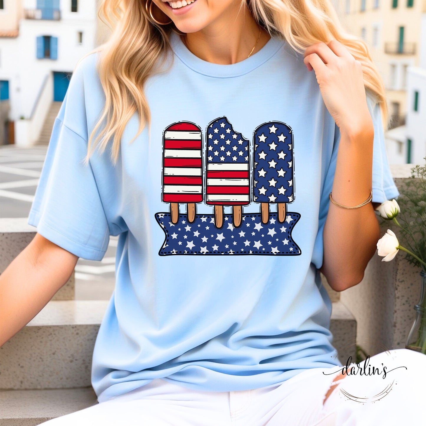 Fourth Of July Popsicle Trio