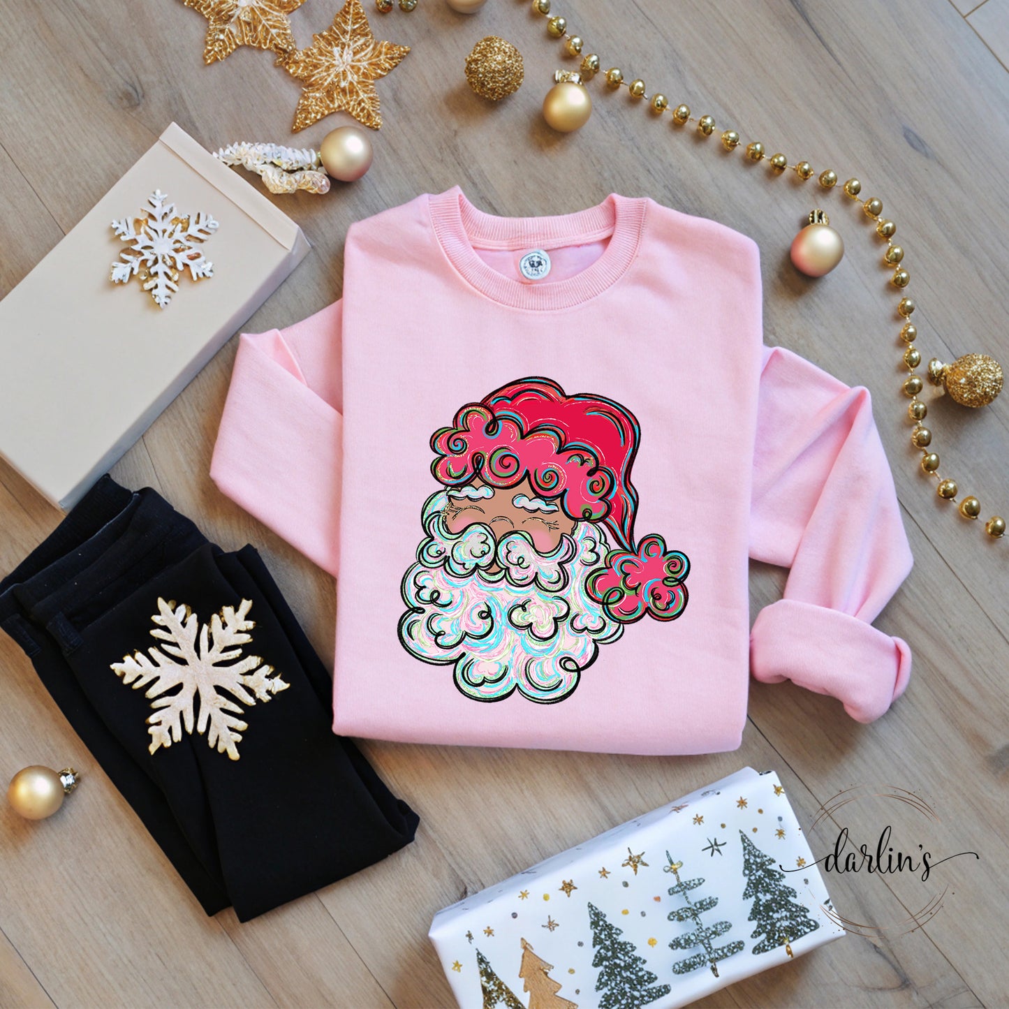 Painted Santa Shirt