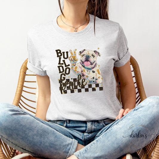 Grunge Mascots Bulldog Shirt