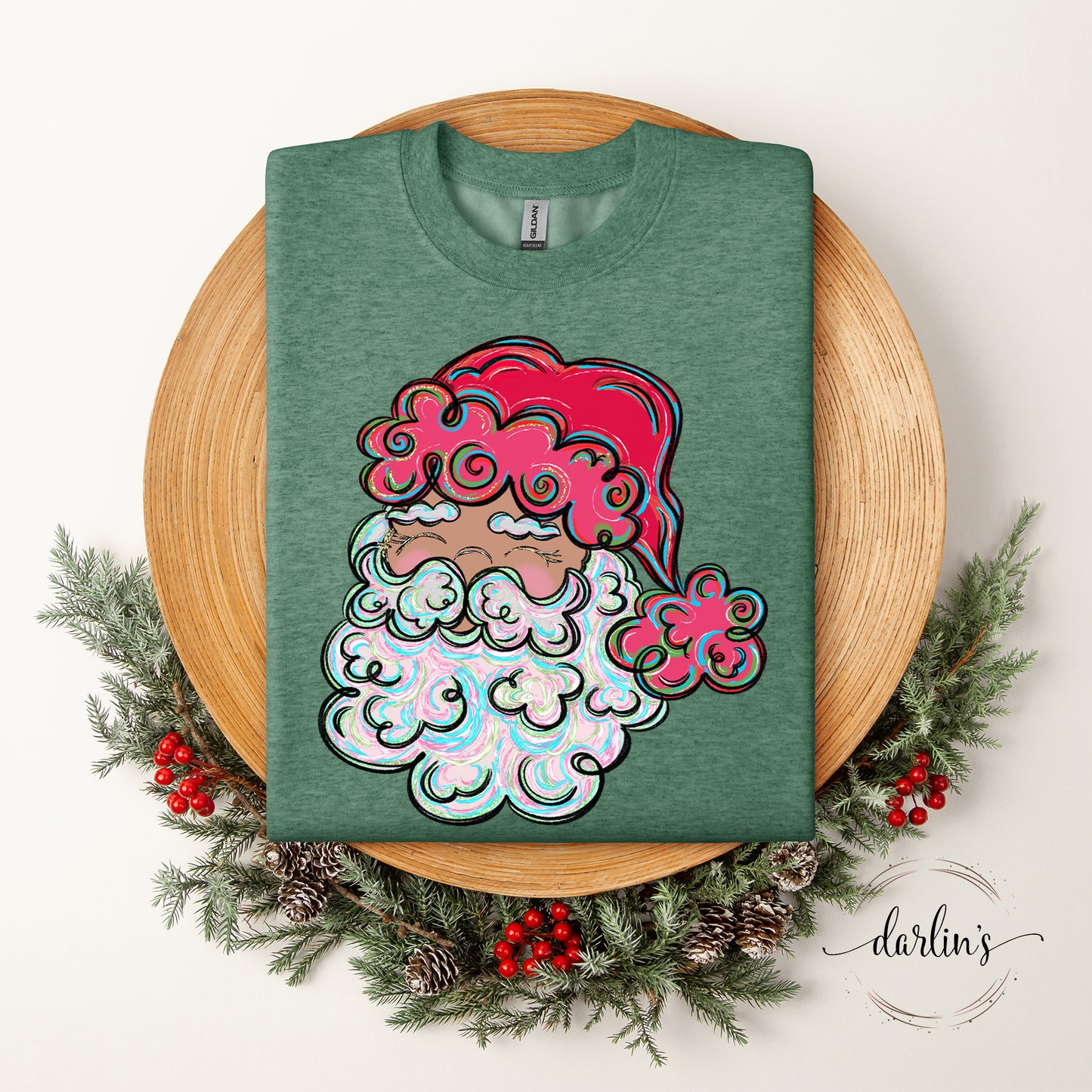 Painted Santa Shirt