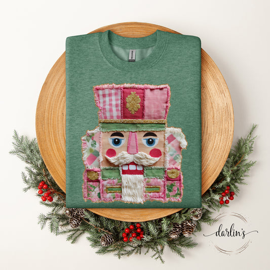 Quilted Elements Nutcracker With Outline Shirt