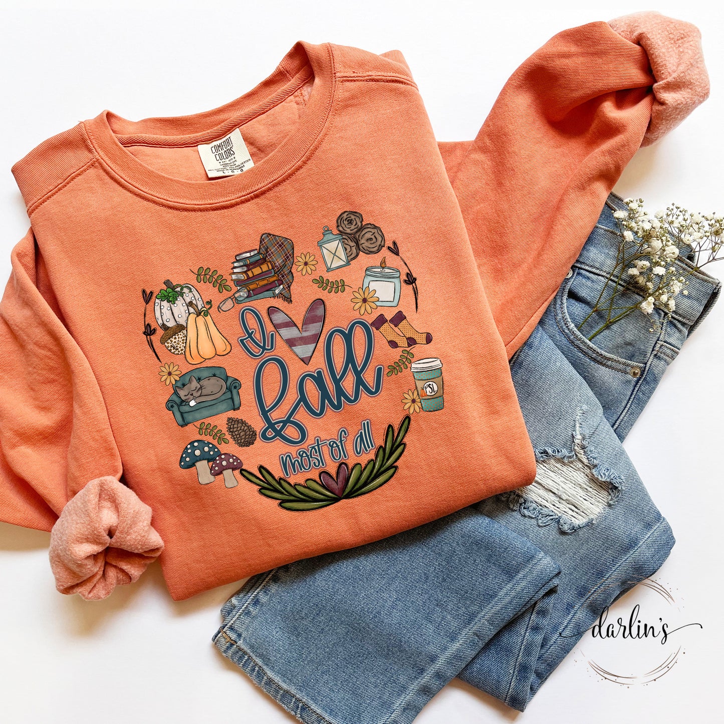 I Love Fall Most Of All Shirt