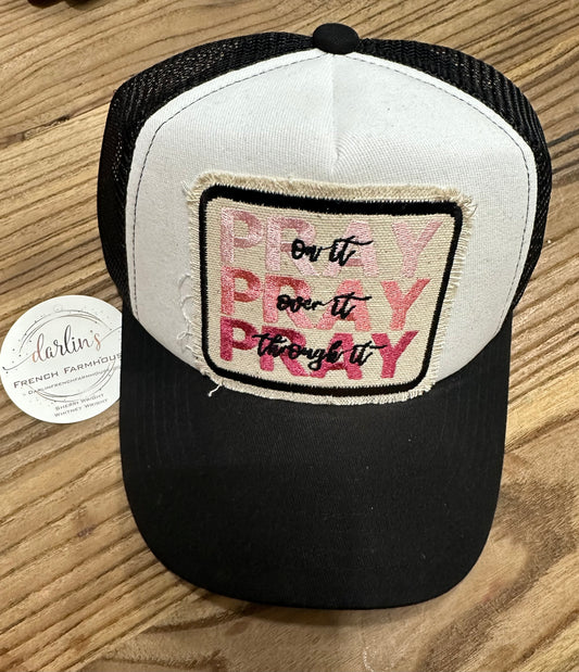 PRAY ON IT TRUCKER HAT