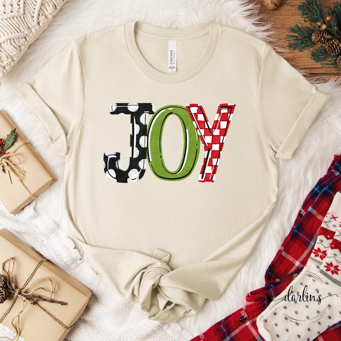 Joy Word Art Shirt