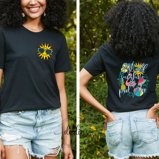 Just Add Sunshine And Pool Water - Back With Pocket