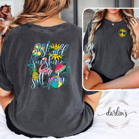 Just Add Sunshine And Salt Water - Back With Pocket