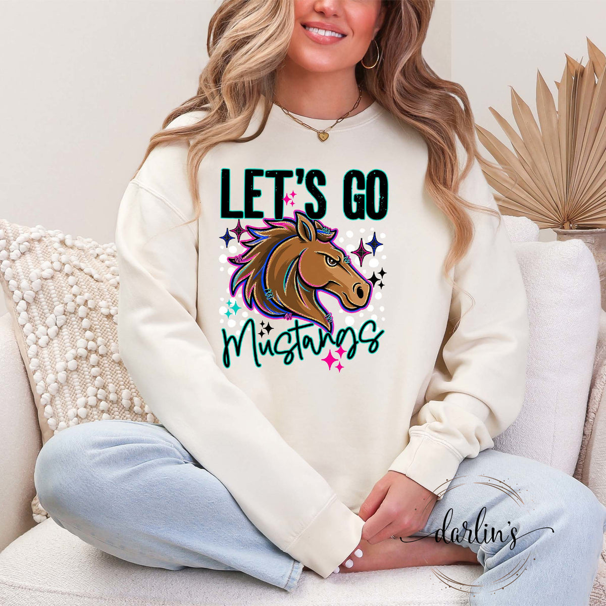 Lets Go Mascots Mustangs Shirt