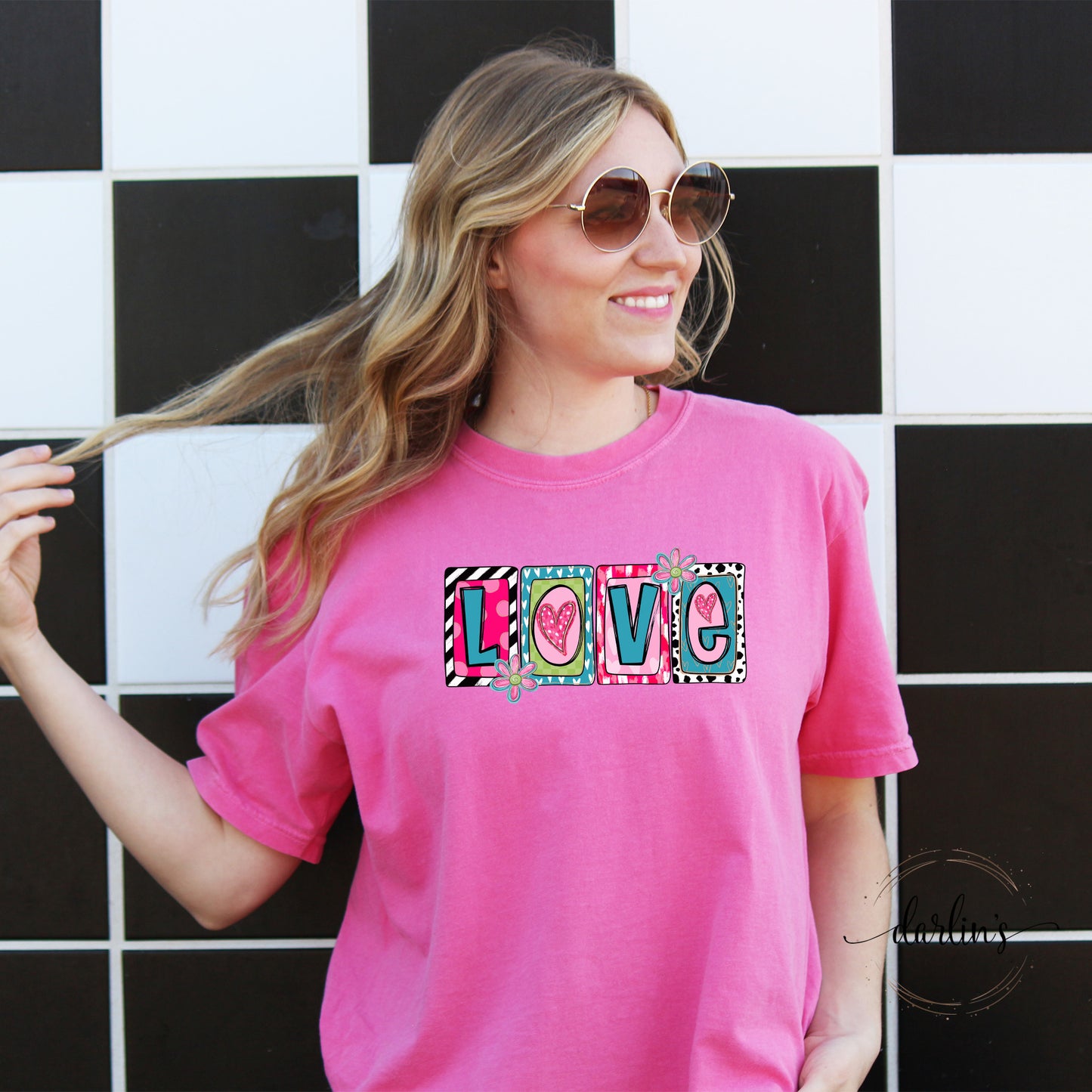 Love Boxed Letters Shirt