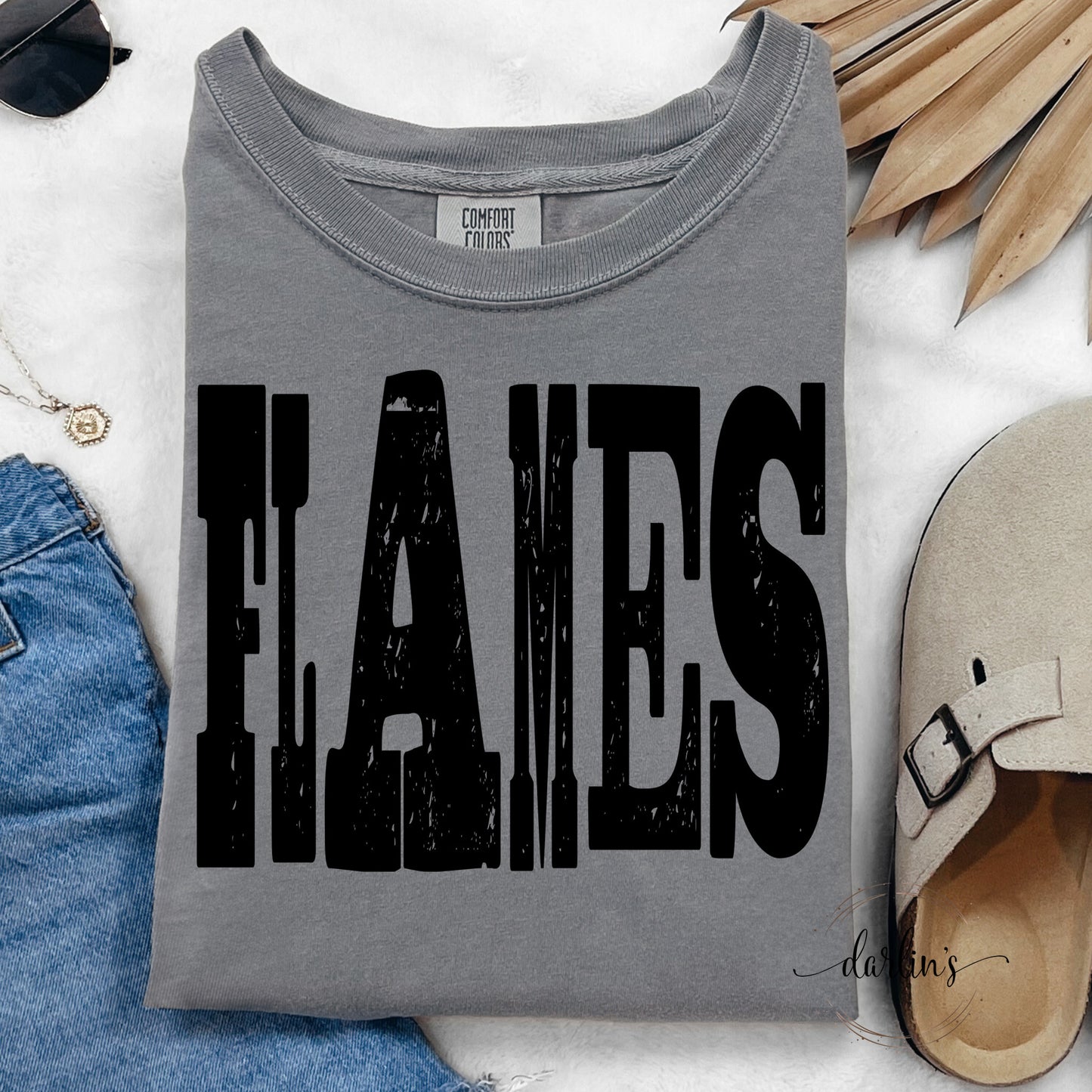 Mixed Up Mascots Flames Shirt