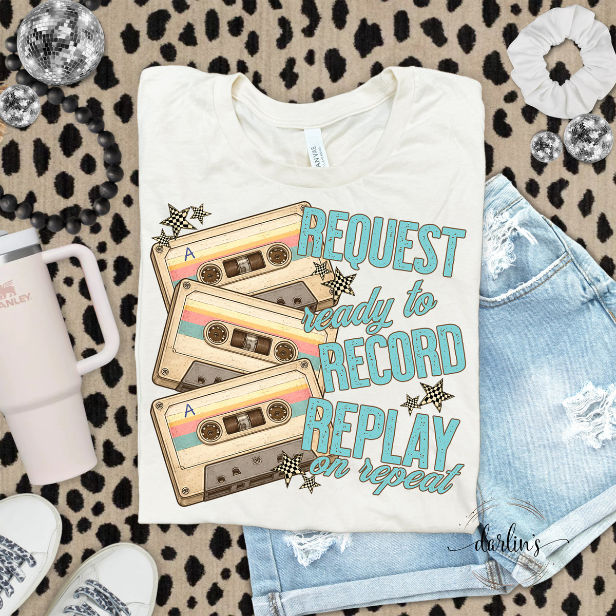 Mix Tape Request Record Replay Shirt