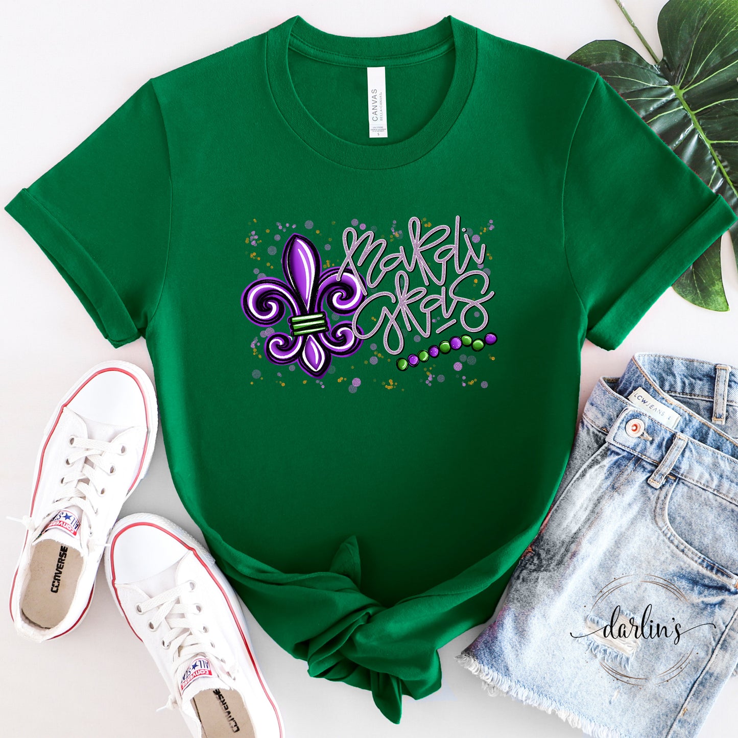 Mardi Gras Fleur De Lis Shirt