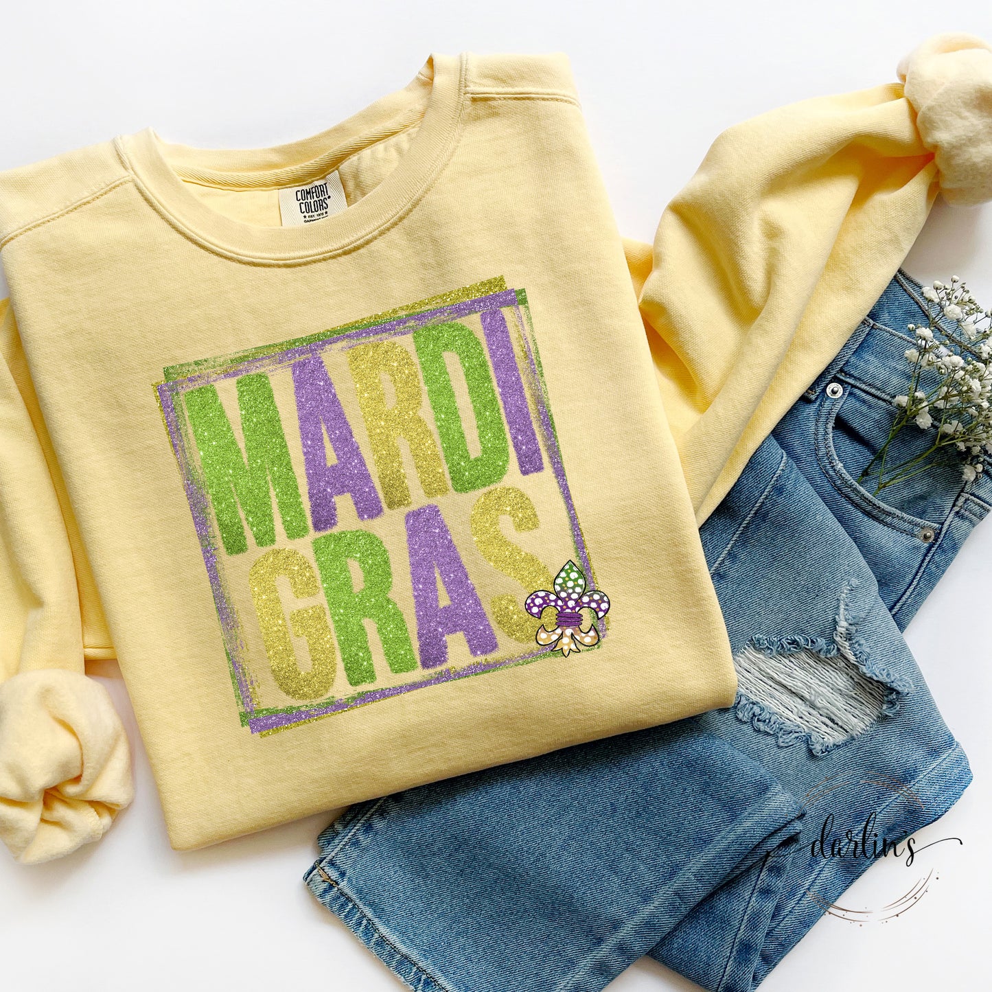Mardi Gras Tinsel Shirt