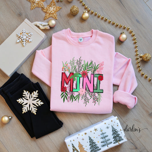 Mini Christmas Floral Shirt