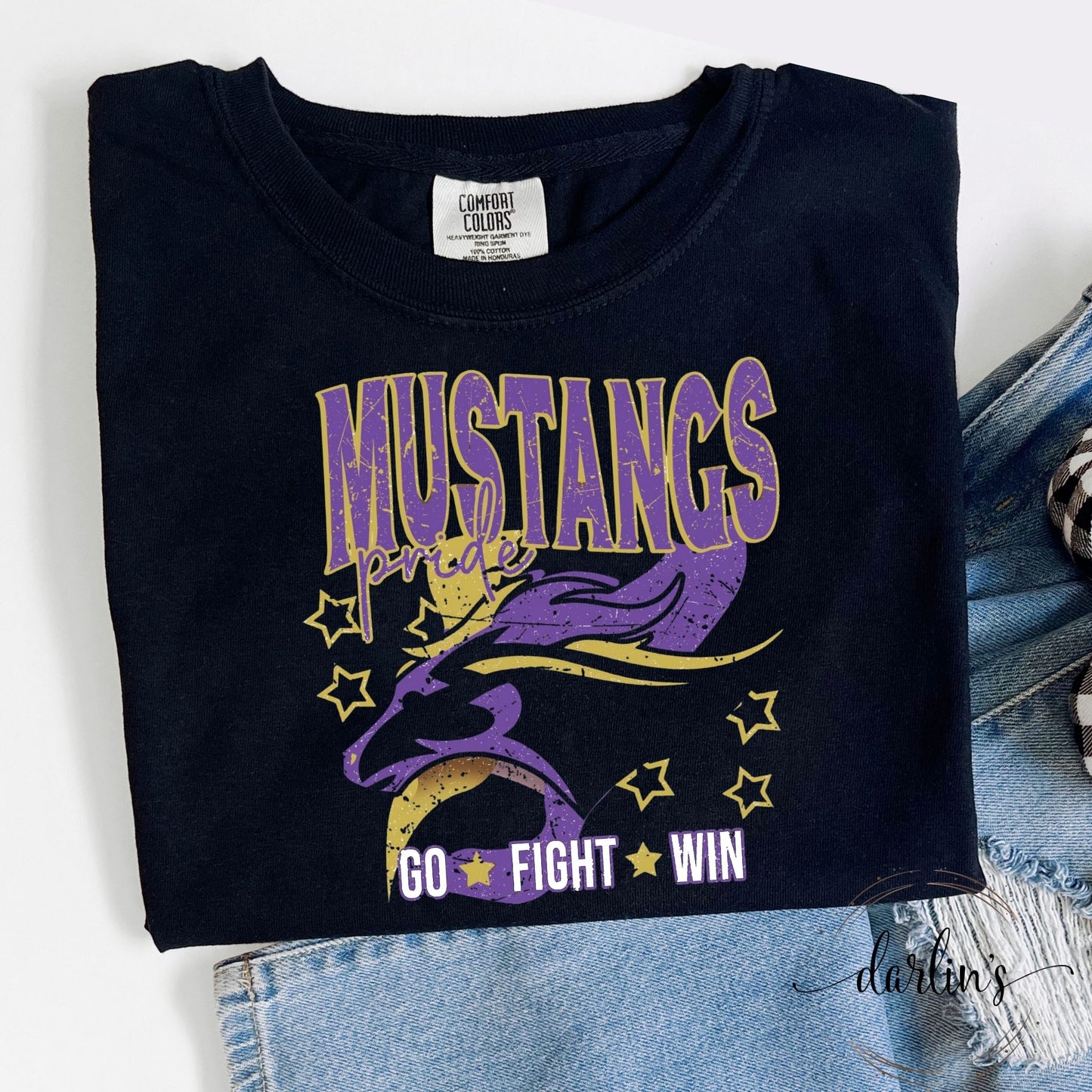 Mustangs Pride - Go Fight Win Shirt