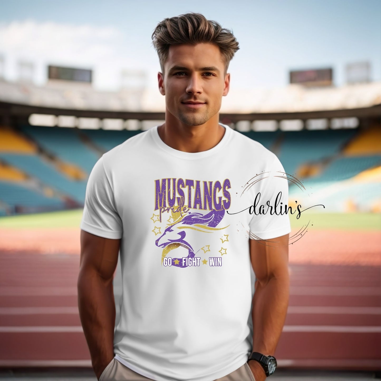 Mustangs Pride - Go Fight Win Shirt