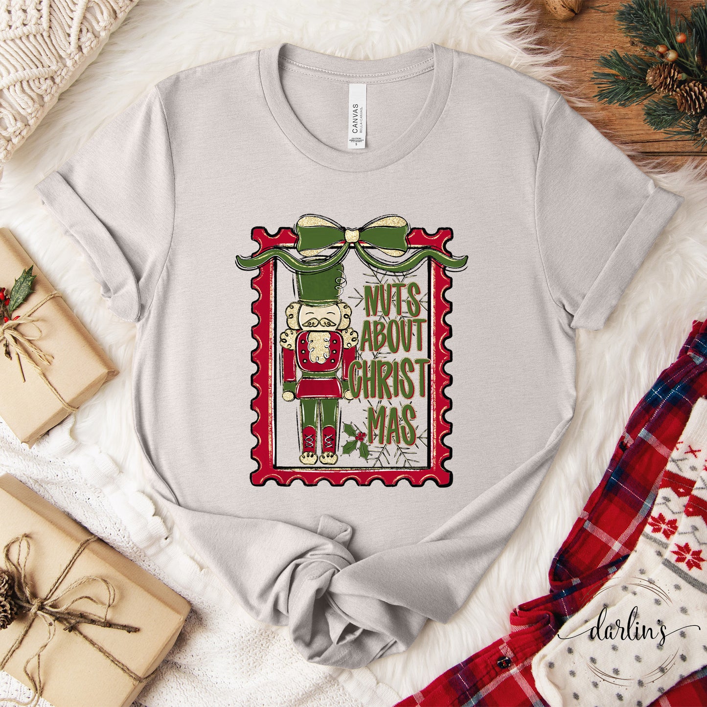 Nuts About Christmas Light Shirt