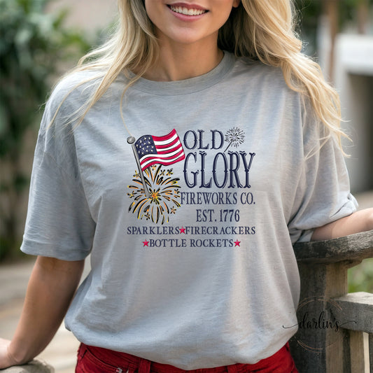 Old Glory Fireworks Co Shirt