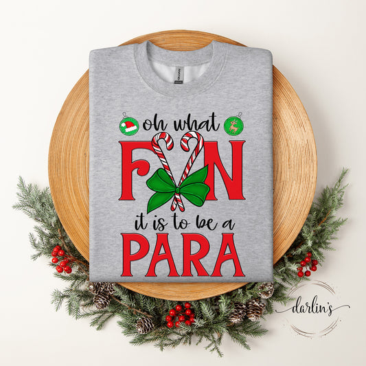 Oh What Fun OCCUPATIONS Customizable Shirt