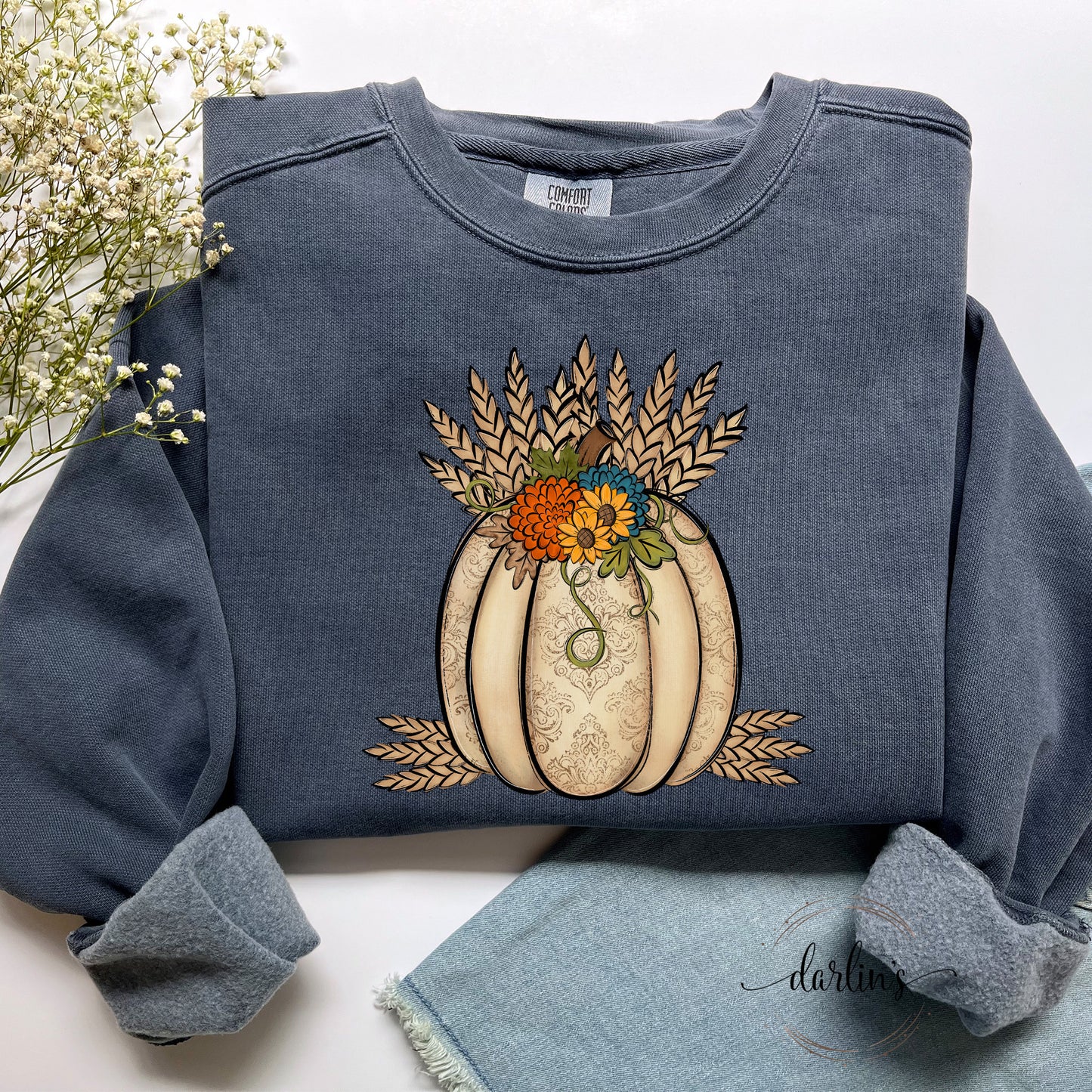 Pumpkin With Wheat Shirt