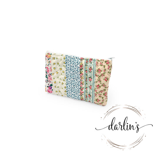 Makeup Bag - Small - Paige Patchwork - Monogrammed