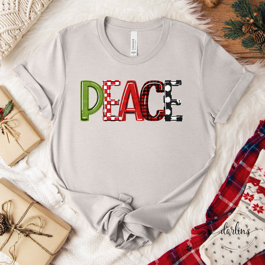 Peace Word Art Shirt