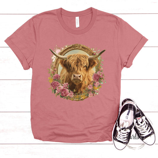 Portrait Of A Highland Cow