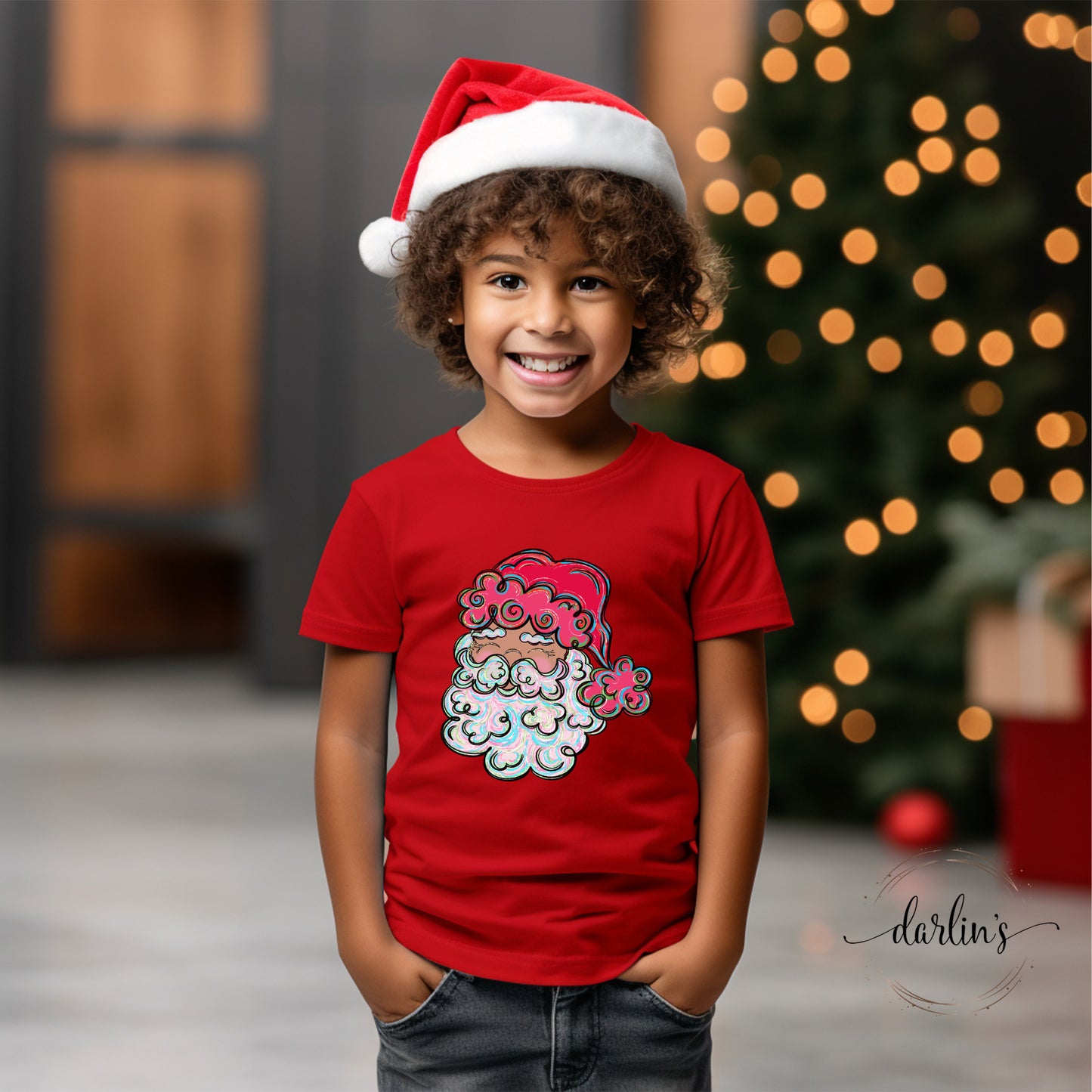 Painted Santa Shirt