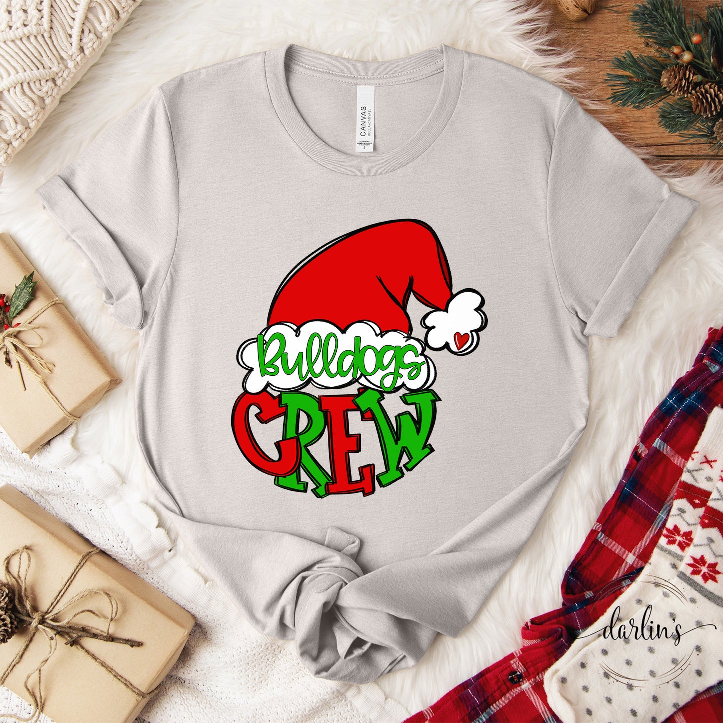 Santa Crew Mascots - Bulldogs Shirt