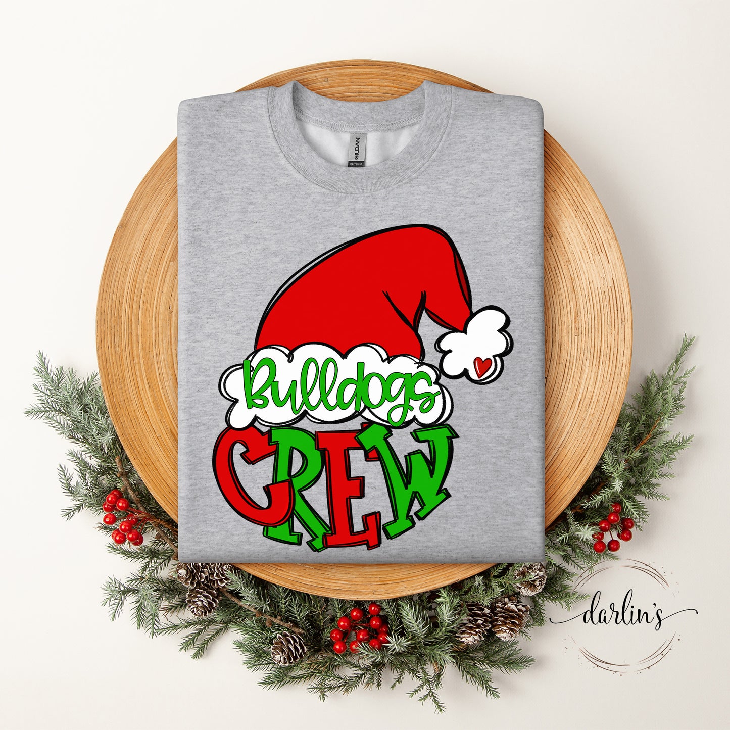 Santa Crew Mascots - Bulldogs Shirt