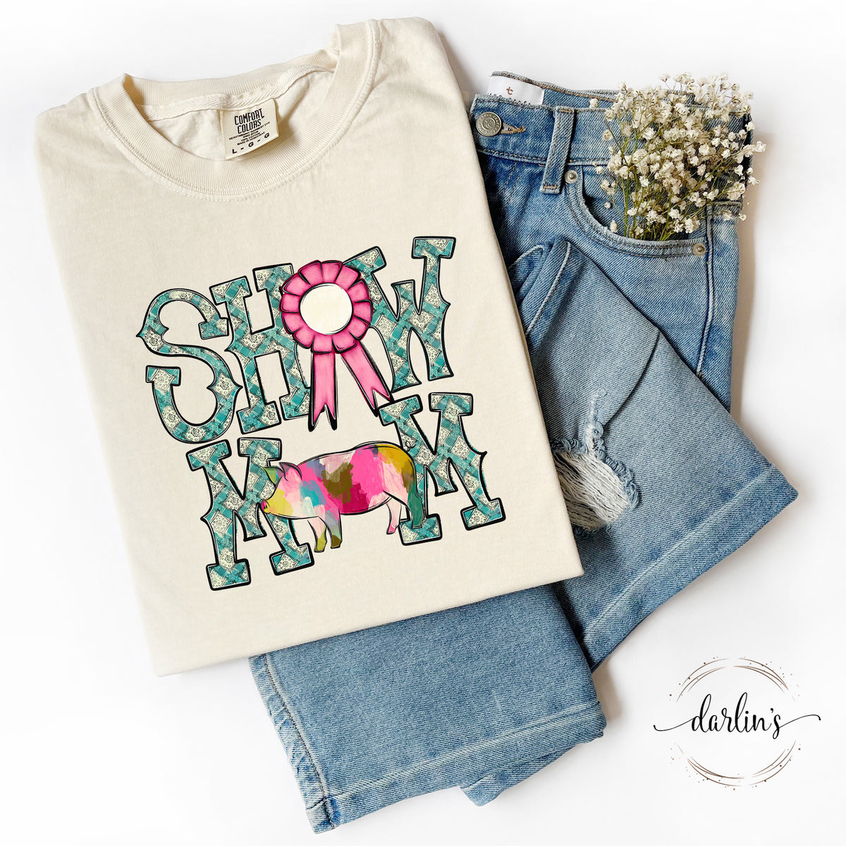 Show Mom Pig Shirt