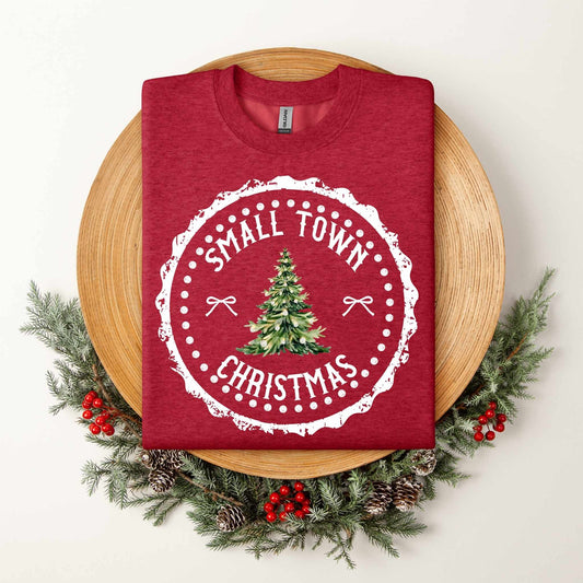 Small Town Christmas Stamp Shirt