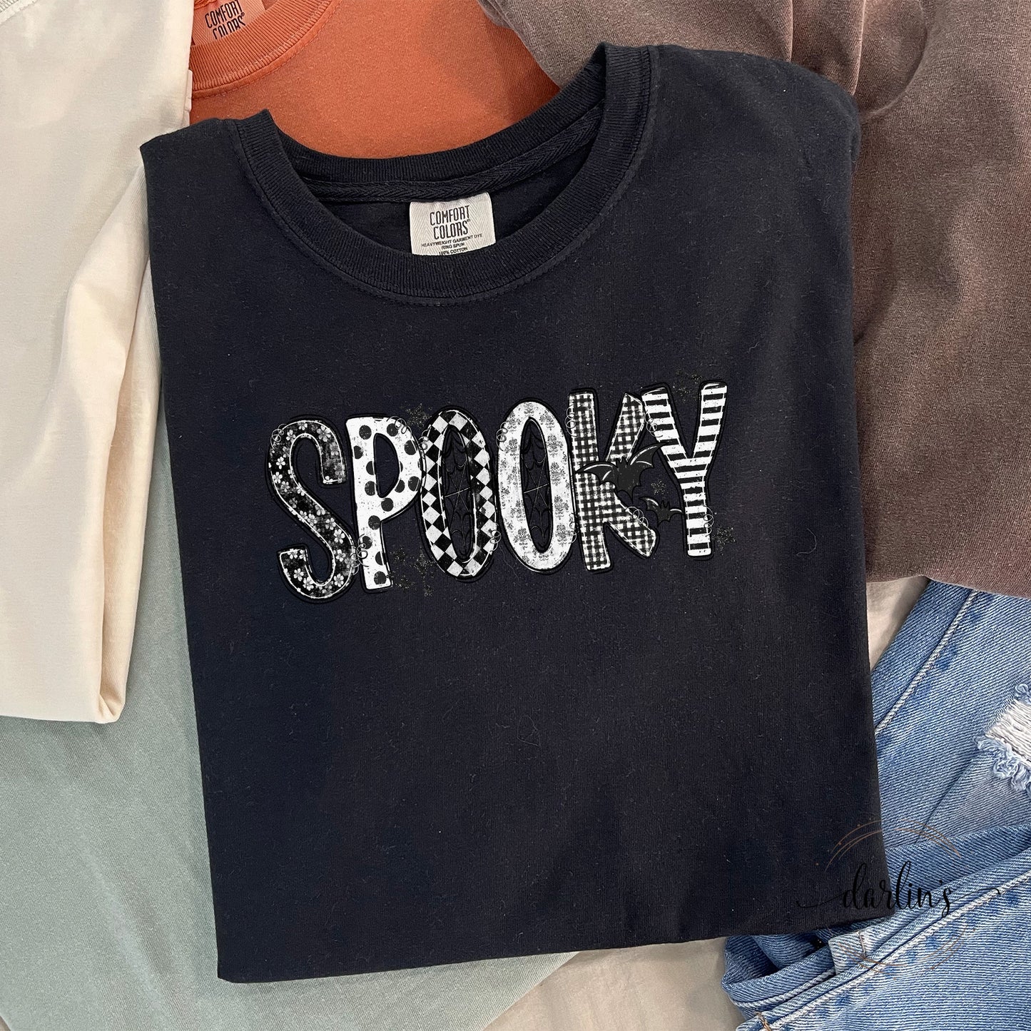 Spooky Good Goth Word Art Shirt