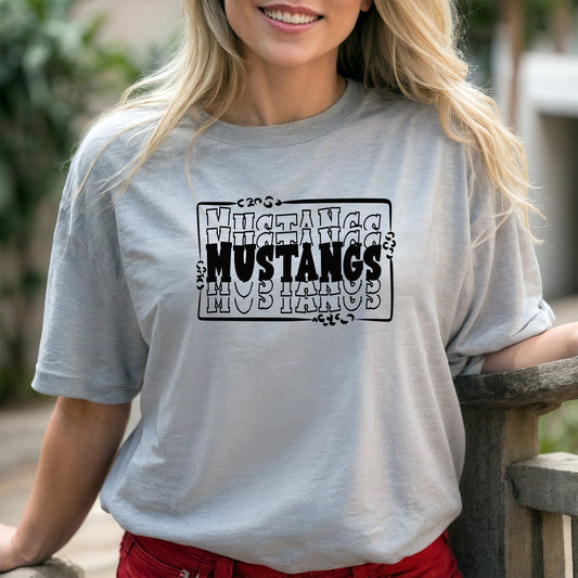 Mustangs - Stacked Mascots Shirt
